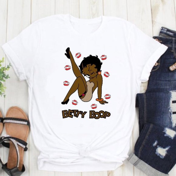 Tops - Black Betty Boop T-Shirt